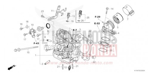 CYLINDER HEAD SH350ASR de 2024